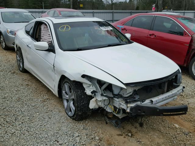 1HGCS2B88CA010846 - 2012 HONDA ACCORD EXL WHITE photo 1