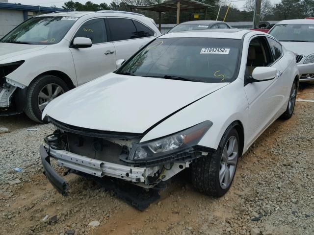 1HGCS2B88CA010846 - 2012 HONDA ACCORD EXL WHITE photo 2