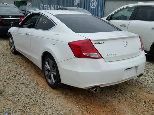 1HGCS2B88CA010846 - 2012 HONDA ACCORD EXL WHITE photo 3