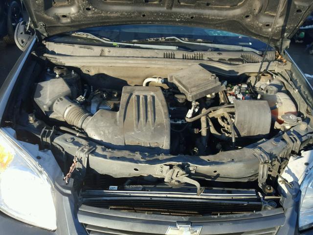 1G1AS58H897137903 - 2009 CHEVROLET COBALT LS GRAY photo 7