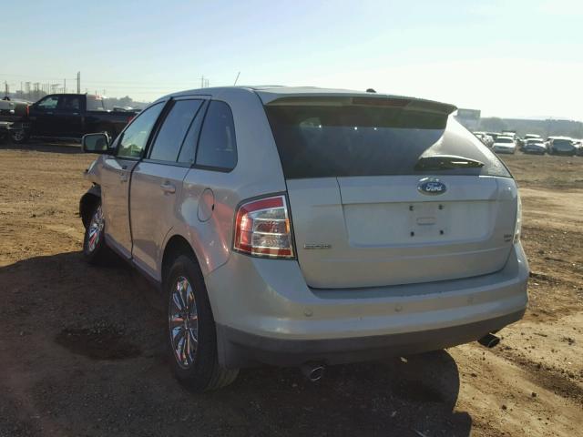 2FMDK49C67BB47654 - 2007 FORD EDGE SEL P WHITE photo 3