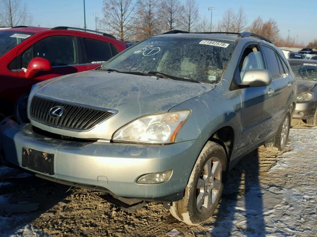 2T2HA31U15C081019 - 2005 LEXUS RX 330 BLUE photo 2