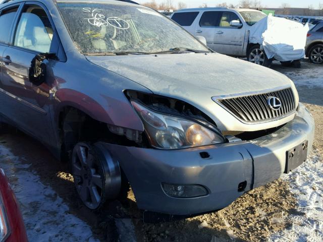 2T2HA31U15C081019 - 2005 LEXUS RX 330 BLUE photo 9