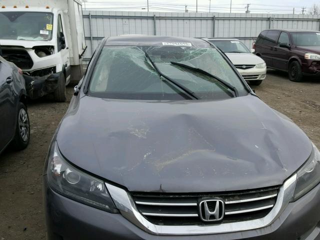 1HGCR2F58EA235041 - 2014 HONDA ACCORD SPO GRAY photo 9