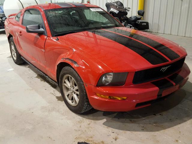 1ZVHT80N165117521 - 2006 FORD MUSTANG RED photo 1
