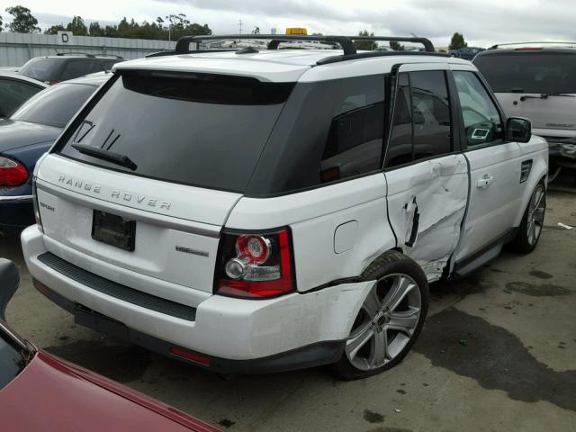 SALSK2D40CA757497 - 2012 LAND ROVER RANGE ROVE WHITE photo 4