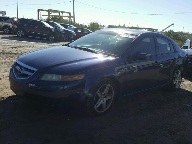 19UUA66224A020701 - 2004 ACURA TL BLUE photo 2