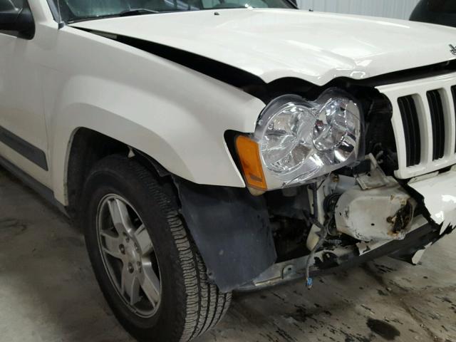 1J4GR48K06C353549 - 2006 JEEP GRAND CHER WHITE photo 9