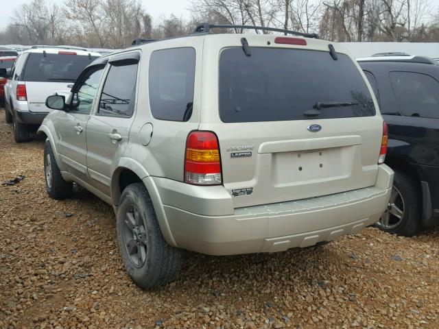 1FMYU941X5KA46294 - 2005 FORD ESCAPE LIM TAN photo 3