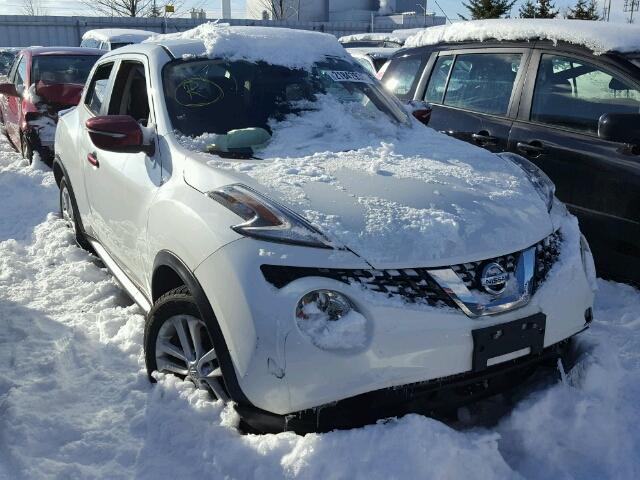 JN8AF5MR6FT509949 - 2015 NISSAN JUKE S WHITE photo 1