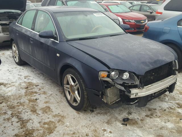 WAUDF78E76A257990 - 2006 AUDI A4 2.0T QU BLUE photo 1