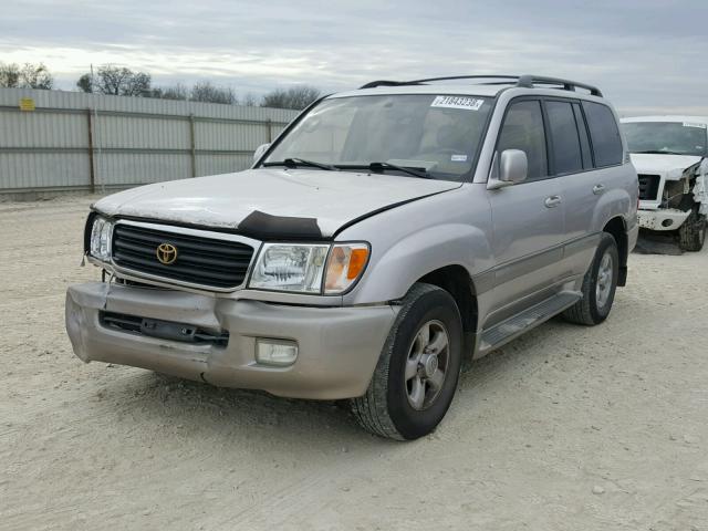 JT3HT05J0Y0126483 - 2000 TOYOTA LAND CRUIS BEIGE photo 2