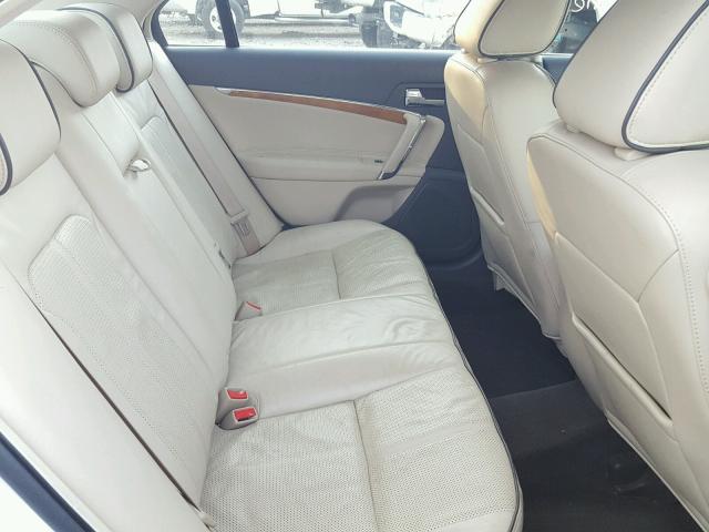 3LNHL2GC1AR650636 - 2010 LINCOLN MKZ თეთრი ფოტო 6