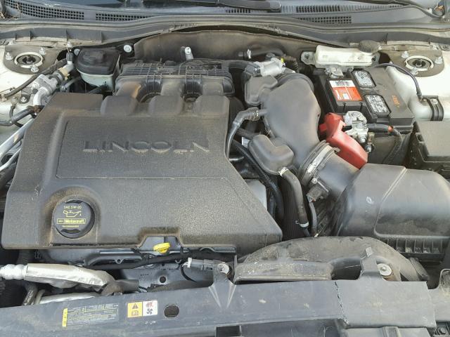 3LNHL2GC1AR650636 - 2010 LINCOLN MKZ თეთრი ფოტო 7