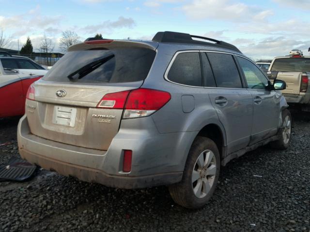 4S4BRBKC8A3331485 - 2010 SUBARU OUTBACK 2. SILVER photo 4