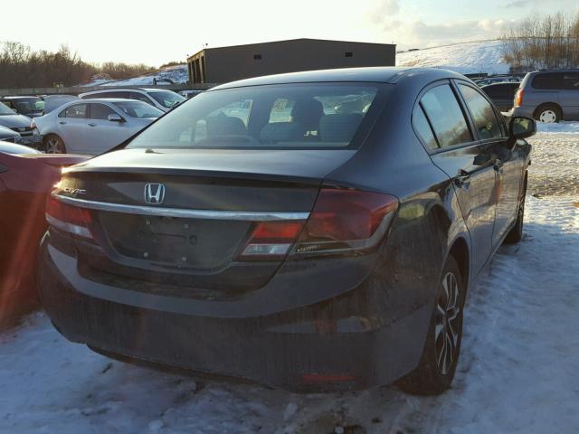 2HGFB2F86DH533213 - 2013 HONDA CIVIC EX BLACK photo 4