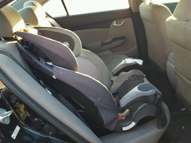 2HGFB2F86DH533213 - 2013 HONDA CIVIC EX BLACK photo 6