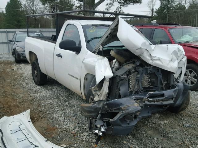 1GCEC14X49Z194180 - 2009 CHEVROLET SILVERADO WHITE photo 1