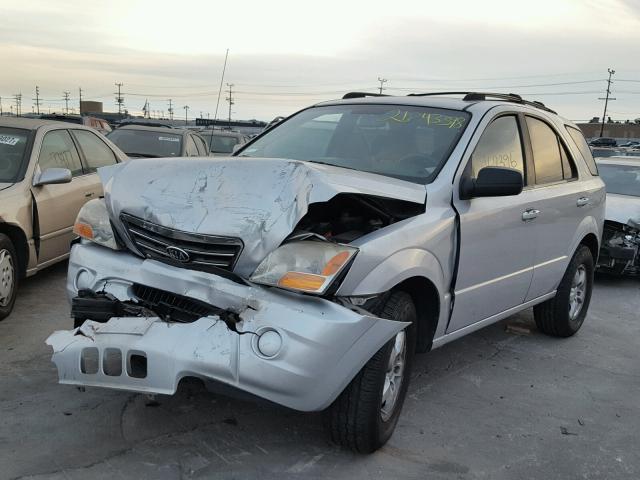 KNDJD736375753956 - 2007 KIA SORENTO EX SILVER photo 2