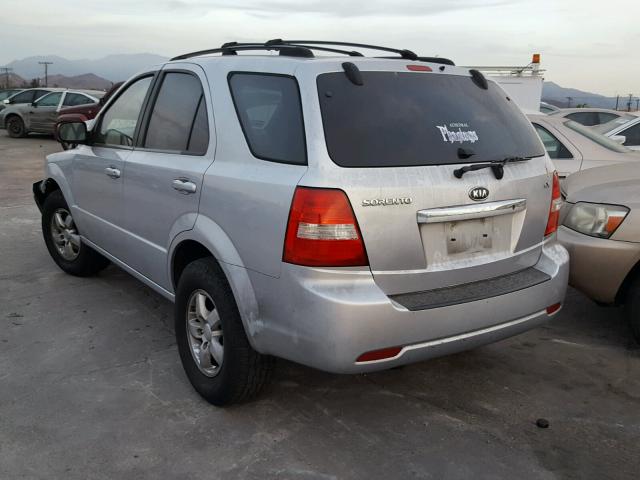 KNDJD736375753956 - 2007 KIA SORENTO EX SILVER photo 3