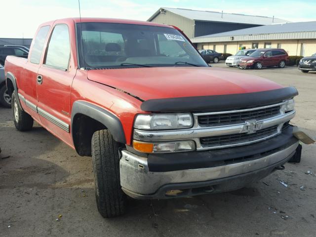 1GCEK19T3YE327221 - 2000 CHEVROLET SILVERADO RED photo 1