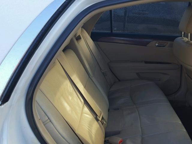 4T1BK3DB0BU402687 - 2011 TOYOTA AVALON BAS WHITE photo 6