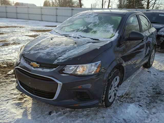 1G1JB5SH2H4159727 - 2017 CHEVROLET SONIC LS GRAY photo 2