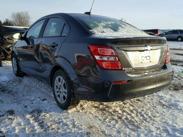 1G1JB5SH2H4159727 - 2017 CHEVROLET SONIC LS 灰色 照片 3