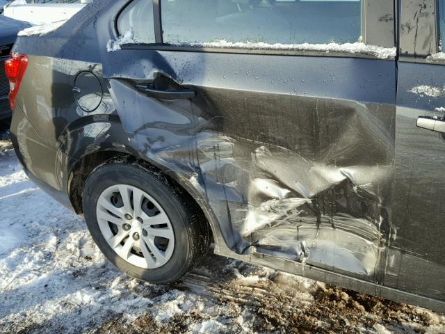 1G1JB5SH2H4159727 - 2017 CHEVROLET SONIC LS 灰色 照片 9