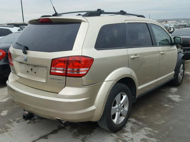 3D4PG5FV8AT189045 - 2010 DODGE JOURNEY SX GOLD photo 4