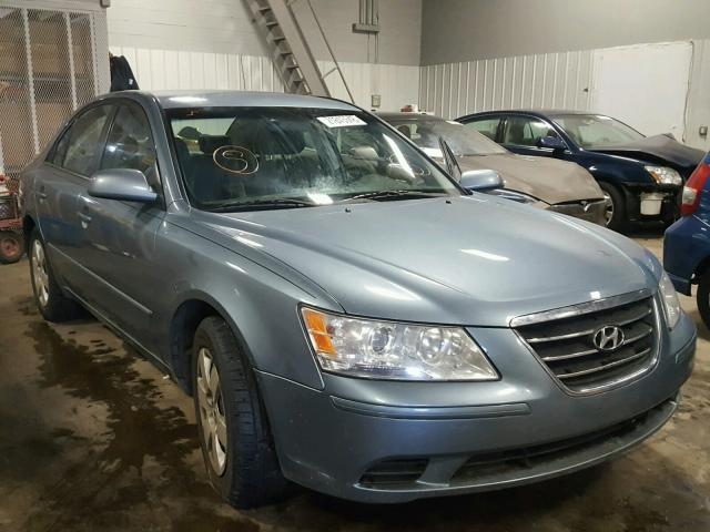 5NPET46C89H504169 - 2009 HYUNDAI SONATA GLS BLUE photo 1