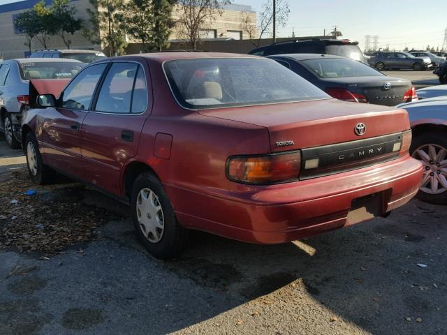 4T1SK11E9PU217256 - 1993 TOYOTA CAMRY DX RED photo 3