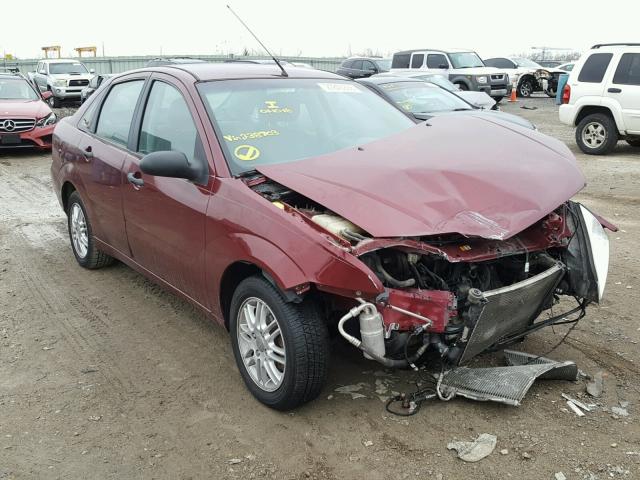 1FAFP34N46W238703 - 2006 FORD FOCUS ZX4 MAROON photo 1