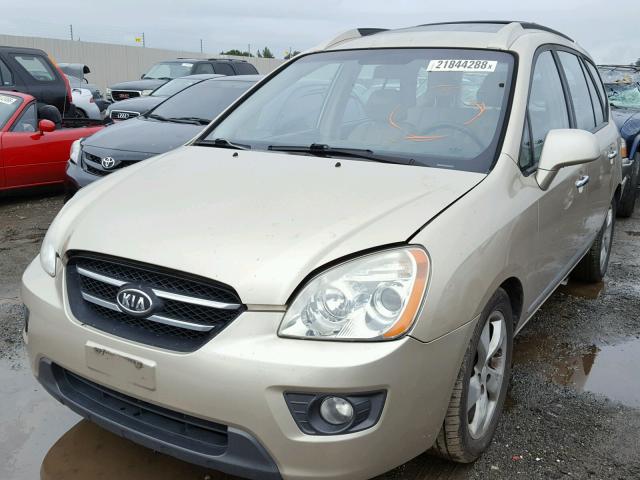 KNAFG526X77039262 - 2007 KIA RONDO LX BEIGE photo 2