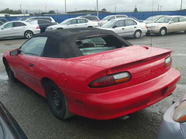 2G1FP32K7V2148943 - 1997 CHEVROLET CAMARO BAS RED photo 3