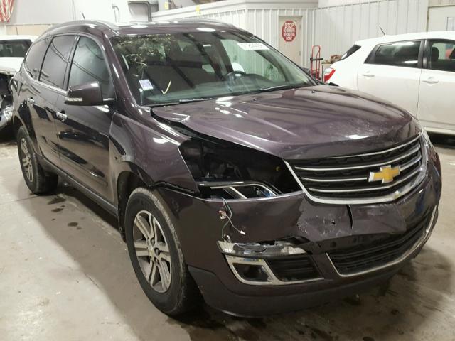 1GNKRGKD9FJ330933 - 2015 CHEVROLET TRAVERSE L PURPLE photo 1