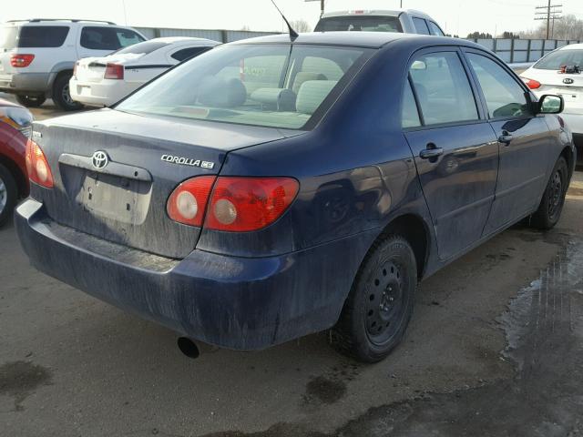 1NXBR32E46Z627662 - 2006 TOYOTA COROLLA CE BLUE photo 4