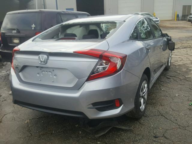 19XFC2F58HE063821 - 2017 HONDA CIVIC LX SILVER photo 4