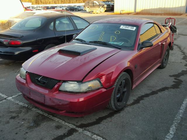 1FAFP42X24F120561 - 2004 FORD MUSTANG GT RED photo 2