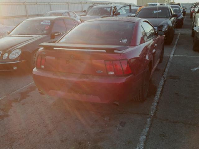 1FAFP42X24F120561 - 2004 FORD MUSTANG GT RED photo 4