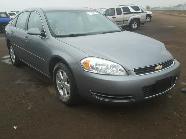 2G1WT58N889103577 - 2008 CHEVROLET IMPALA LT GRAY photo 1