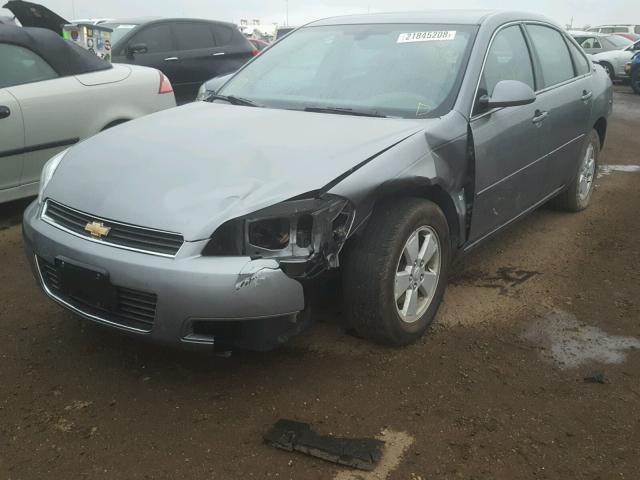 2G1WT58N889103577 - 2008 CHEVROLET IMPALA LT GRAY photo 2