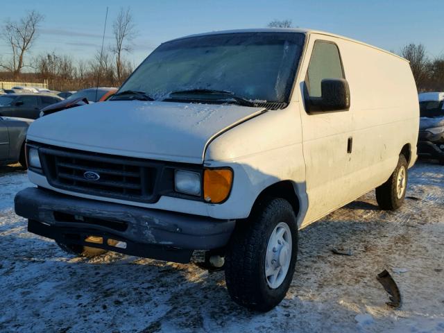 1FTNE14W97DA71907 - 2007 FORD ECONOLINE WHITE photo 2