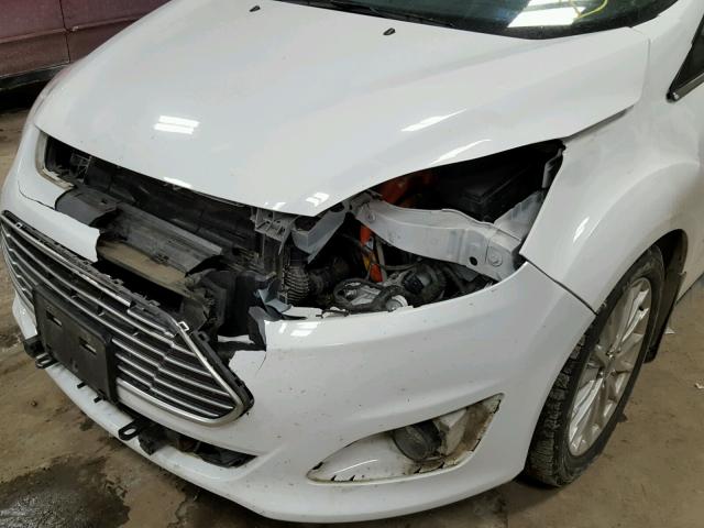 1FADP5BU5DL511188 - 2013 FORD C-MAX SEL WHITE photo 9