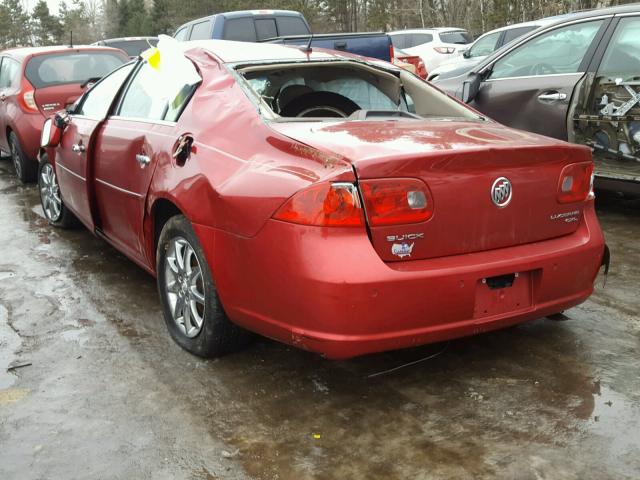 1G4HD57267U152892 - 2007 BUICK LUCERNE CX RED photo 3