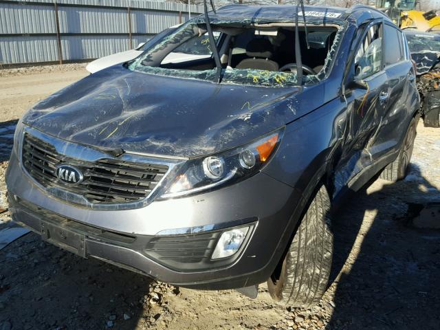 KNDPC3A23D7369813 - 2013 KIA SPORTAGE E GRAY photo 9