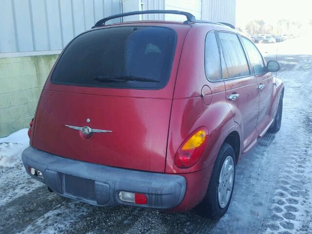 3C4FY48B62T344504 - 2002 CHRYSLER PT CRUISER RED photo 4