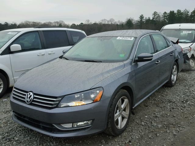 1VWAT7A3XFC116632 - 2015 VOLKSWAGEN PASSAT S GRAY photo 2