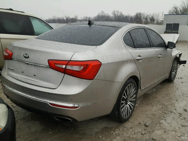 KNALN4D76E5127310 - 2014 KIA CADENZA PR WHITE photo 4