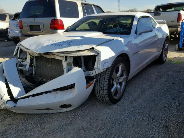 2G1FC1E35C9212213 - 2012 CHEVROLET CAMARO LT WHITE photo 2